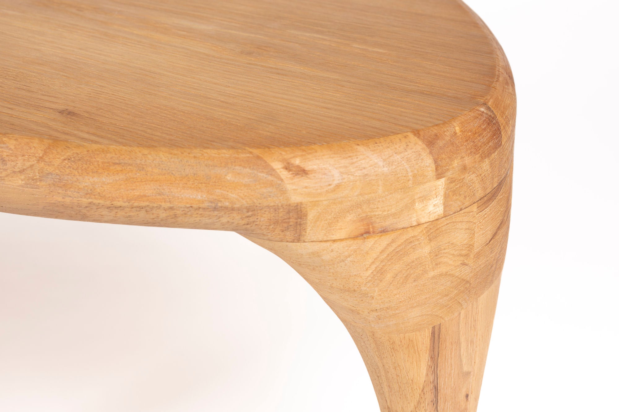 Zuiver Set of 2 Isla Natural Oak Wood Coffee Table Nest